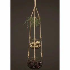 Amppelikorit antiikkimessinki 126 cm