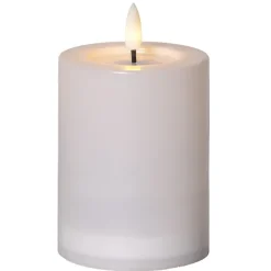 Aurinkokennokynttilä valkoinen 12,5 cm