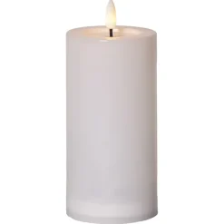Aurinkokennokynttilä valkoinen 17,5 cm