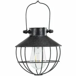 Aurinkokennovalaisin LED antiikkimusta roikkuva