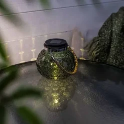 Aurinkokennovalaisin vihreä 13,5 cm