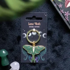 Avaimenperä Luna Moth vihreä