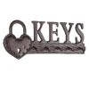 Avainnaulakko Keys valurautaa
