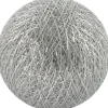 Cotton Ball pallo hopea harmaa