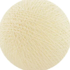 Cotton Ball pallo luonnonvalkoinen 8 cm