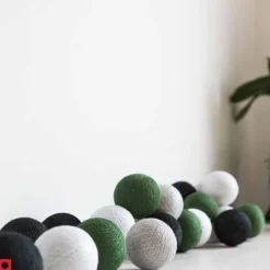 Cotton Ball valosarja hopeametsä 20-palloa