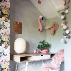 Cotton Ball valosarja pinkkiharmaa 20-palloa