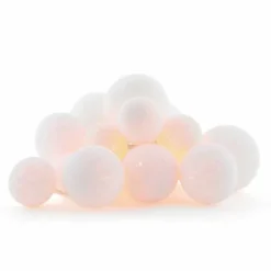 Cotton Ball valosarja valkoinen special 20-palloa