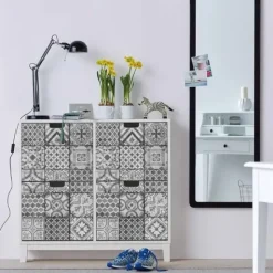 Dc-fix Mosaiikkilaatta 45 cm harmaa