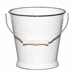 Emalisanko 5 L valkoinen
