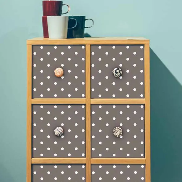 Gekkofix Dots vaaleanruskea 45 cm