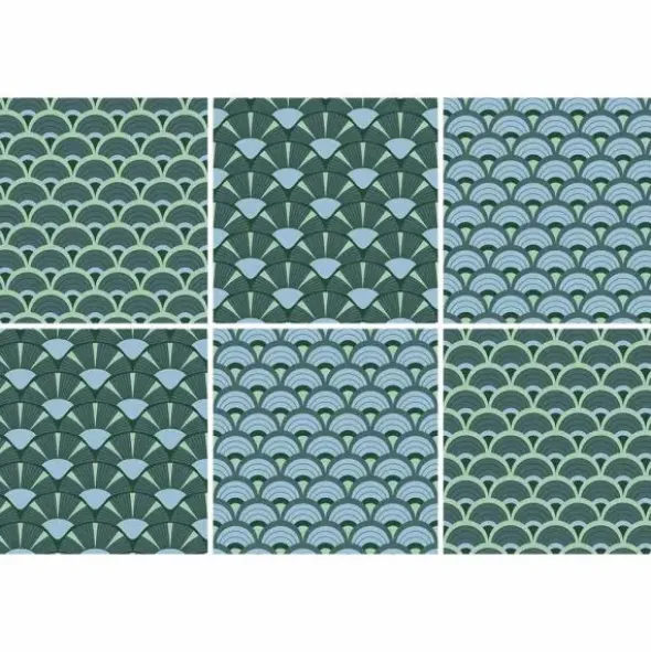 Gekkofix Laattatarra 15x15cm turkoosi 6kpl