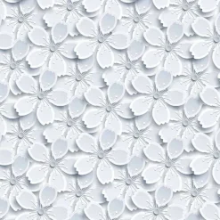Gekkofix White flowers 45 cm