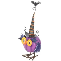 Halloween-pöllö violetti 26,5 cm