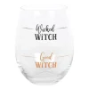 Halloween-viinilasi Wicked Witch