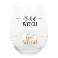 Halloween-viinilasi Wicked Witch