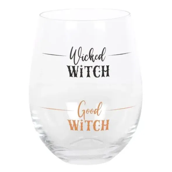 Halloween-viinilasi Wicked Witch