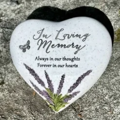 Hautakoriste Sydän Loving Memory 15cm