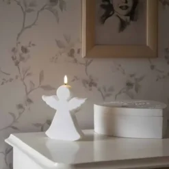 Hautakynttilä LED Enkeli