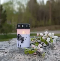 Hautakynttilä LED Tuulahdus