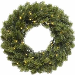 Havukranssi valoilla 40 cm sisä- ja ulkokäyttöön