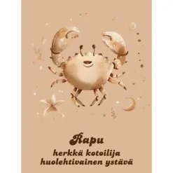 Horoskooppikortti Rapu