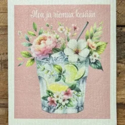 Iloa ja riemua kesään tiskirätti