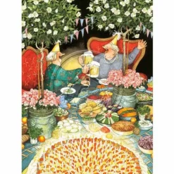 Inge Löök postikortti Synttärikakku