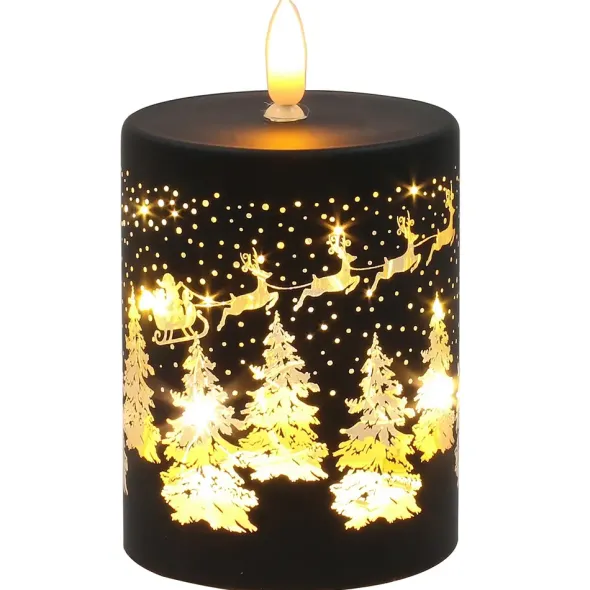 Jouluinen LED-kynttilä Jouluaatto