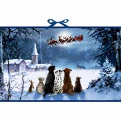 Joulukalenteri A Glimpse of Santa 58x34cm