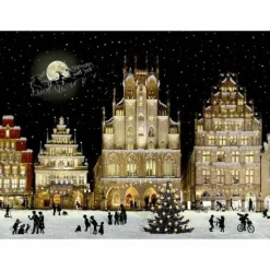 Joulukalenteri Christmas City A4