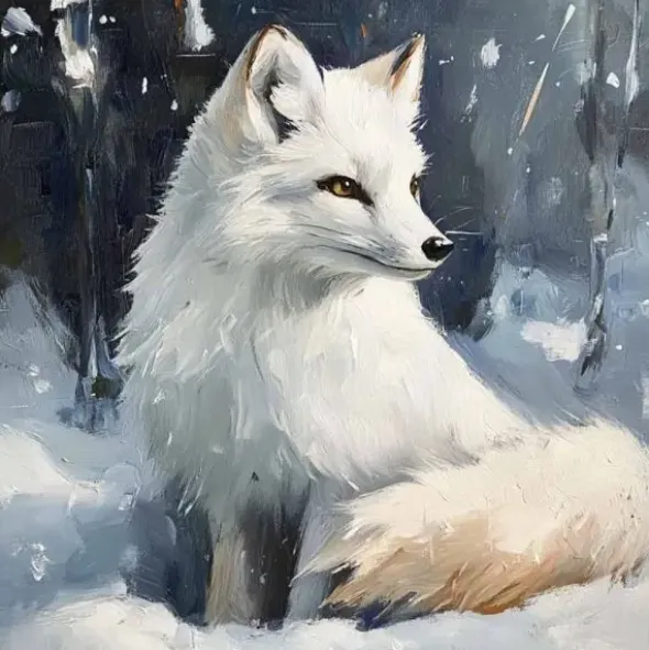 Joulukalenteri Lumottu Metsä 48x48cm