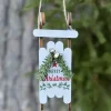 Joulukoriste kelkka valkoinen 16 cm