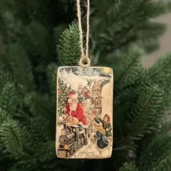 Joulukoriste Vintage Joulupukin lelujuna