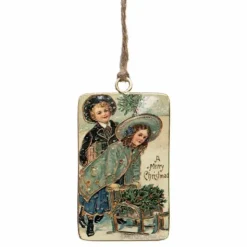 Joulukoriste Vintage Merry Christmas
