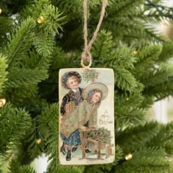 Joulukoriste Vintage Merry Christmas