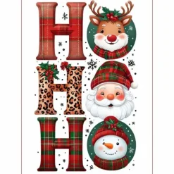 Joulukortti Ho Ho Ho