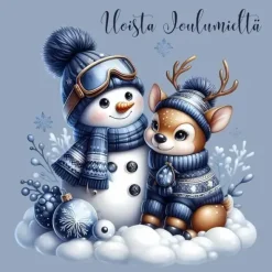 Joulukortti Iloista Joulumieltä