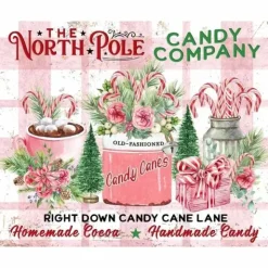Joulukortti North Pole Candy Company