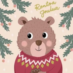 Joulukortti Rentoa Joulua