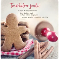 Joulukortti Tervetuloa Joulu