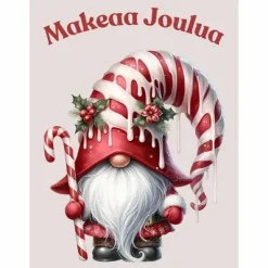 Joulukortti Tontun makea joulu