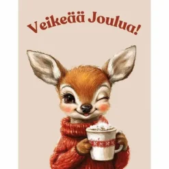 Joulukortti Veikeää Joulua!