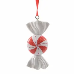 Joulukuusenkoriste Candy Cane karamelli 7cm 2 kpl