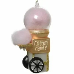 Joulukuusenkoriste Cotton Candy hattarakone 13,5 cm