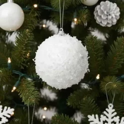 Joulukuusenkoriste Lumipallo 8 cm
