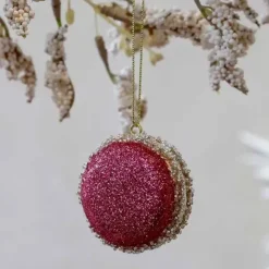 Joulukuusenkoriste Macaron purppura