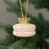 Joulukuusenkoriste Macaron roosa