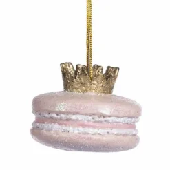 Joulukuusenkoriste Macaron roosa