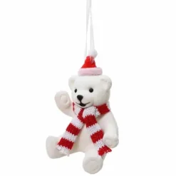 Joulukuusenkoriste Nalle heiluttaa 11 cm